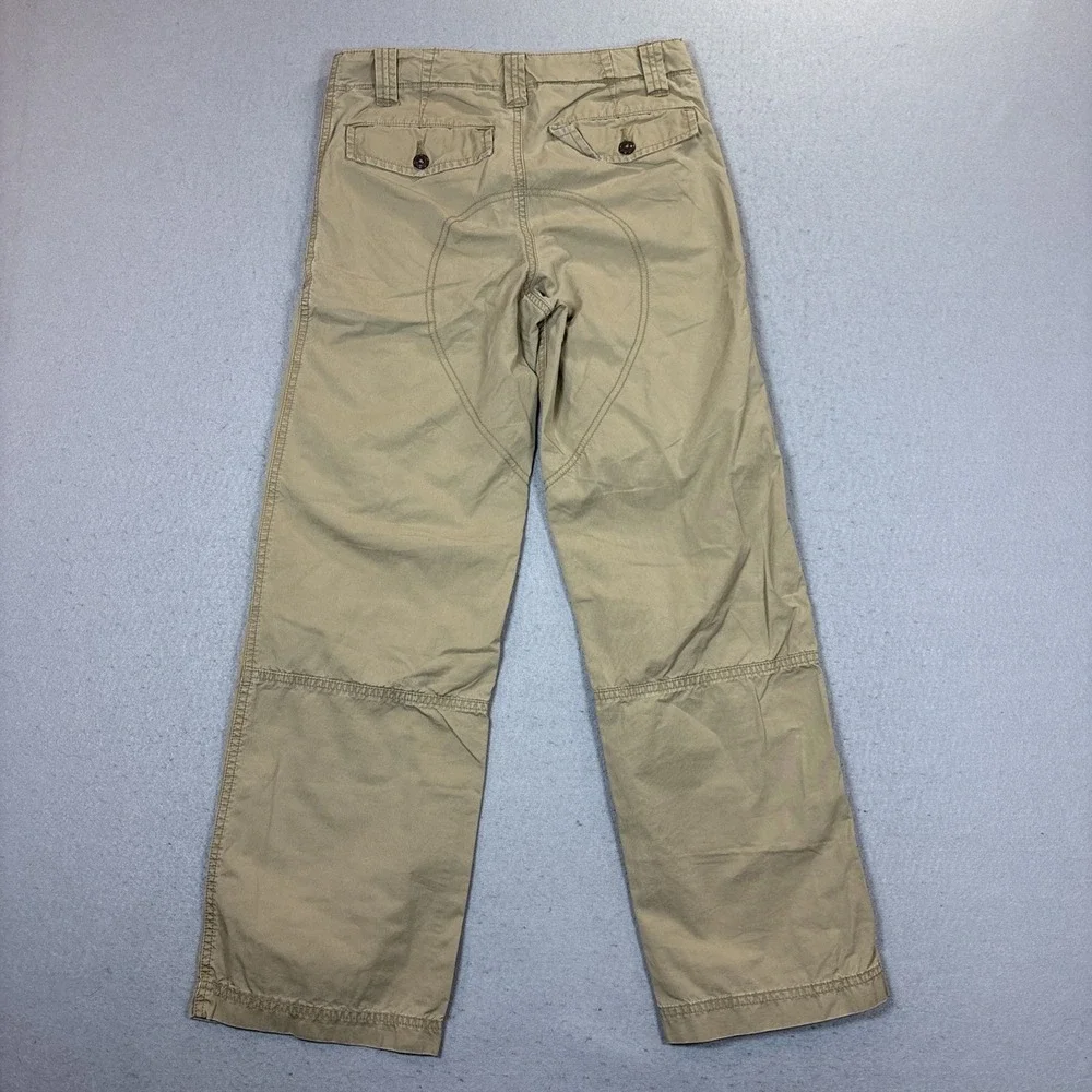 VTG Old Navy Surplus Company‎ Cargo Pants Girl Size 14 Khaki Utility Work Y2K